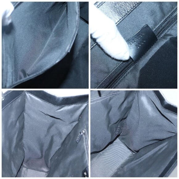 GUCCI GG Canvas Jackie Hand Bag Black Silver 002 1064 3444 Auth 1 - Picture 14 of 15